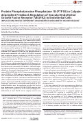 Cover page: Protein Phosphotyrosine Phosphatase 1B (PTP1B) in Calpain-dependent Feedback Regulation of Vascular Endothelial Growth Factor Receptor (VEGFR2) in Endothelial Cells IMPLICATIONS IN VEGF-DEPENDENT ANGIOGENESIS AND DIABETIC WOUND HEALING*