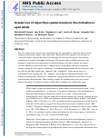 Cover page: Greater loss of object than spatial mnemonic discrimination in aged adults