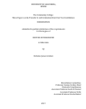 Cover page: The Community College: Three Papers on the Transfer to and Graduation from Four Year Institutions