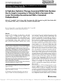 Cover page: Is High-dose Radiation Therapy Associated With Early Revision Due to Aseptic Loosening in Patients With a Sarcoma of the Lower Extremities Reconstructed With a Cemented Endoprosthesis?