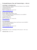 Cover page: Prehospital Response Time and Traumatic Injury—A Review