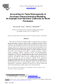 Cover page: Accounting for Taste Heterogeneity in Purchase Channel Intention Modeling: An Example from Northern California for Book Purchases