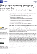 Cover page: Serrate RNA Effector Molecule (SRRT) Is Associated with Prostate Cancer Progression and Is a Predictor of Poor Prognosis in Lethal Prostate Cancer.