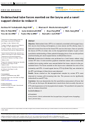 Cover page: Endotracheal tube forces exerted on the larynx and a novel support device to reduce it