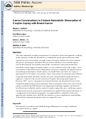 Cover page: Cancer Conversations in Context: Naturalistic Observation of Couples Coping With Breast Cancer