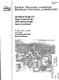 Cover page: Mechanical Design of a Pinger System for the LBNL Advanced Light Source Accelerator