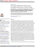 Cover page: First cases of SARS-CoV-2 infection and secondary transmission in Kisumu, Kenya