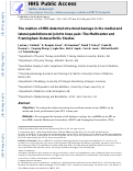 Cover page: The relation of MRI-detected structural damage in the medial and lateral patellofemoral joint to knee pain: the Multicenter and Framingham Osteoarthritis Studies