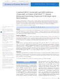 Cover page: Combined BRAF (Dabrafenib) and MEK Inhibition (Trametinib) in Patients With BRAFV600-Mutant Melanoma Experiencing Progression With Single-Agent BRAF Inhibitor