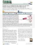 Cover page: Scalable and Consolidated Microbial Platform for Rare Earth Element Leaching and Recovery from Waste Sources.