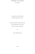 Cover page: A Complex Network Method for Traffic Modeling and Control