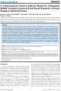 Cover page: A 3-Dimensional Trimeric β-Barrel Model for Chlamydia MOMP Contains Conserved and Novel Elements of Gram-Negative Bacterial Porins