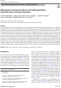 Cover page: Wild legumes maintain beneficial soil rhizobia populations despite decades of nitrogen deposition