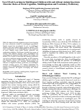 Cover page: Novel Word Learning in Multilingual Children with and without Autism Spectrum Disorder: Roles of Social Cognition, Multilingualism and Vocabulary Proficiency