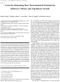 Cover page: Correctly Estimating How Environmental Stochasticity Influences Fitness and Population Growth