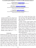 Cover page: Crossmodal Spatial Mappings as a Function of Online Relational Analyses?