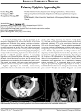 Cover page: Primary Epiploic Appendagitis