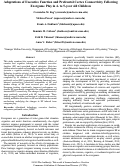 Cover page: Adaptations of Executive Function and Prefrontal Cortex Connectivity FollowingExergame Play in 4- to 5-year old Children