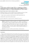 Cover page: Carbocations and the Complex Flavor and Bouquet of Wine: Mechanistic Aspects of Terpene Biosynthesis in Wine Grapes