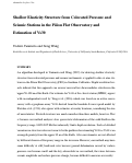 Cover page: Shallow elasticity structure from colocated pressure and seismic stations in the Piñon Flat Observatory and estimation of Vs30