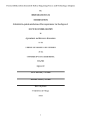 Cover page: Contractibility in Intrahousehold Labor, Bargaining Power, and Technology Adoption