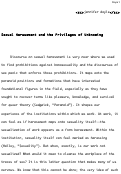 Cover page: Harassment and the Privilege of UnknowingThe Case of Larry Nassar