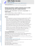 Cover page: Biological pacemaker created by minimally invasive somatic reprogramming in pigs with complete heart block