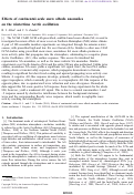 Cover page: Effects of continental-scale snow albedo anomalies on the wintertime Arctic oscillation