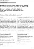 Cover page: Permutation criteria to evaluate multiple clinical endpoints in a proof-of-concept study: lessons from Pre-RELAX-AHF