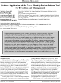 Cover page: Scabies: Application of the Novel Identify-Isolate-Inform Tool for Detection and Management