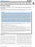 Cover page: New Archaeozoological Data from the Fayum “Neolithic” with a Critical Assessment of the Evidence for Early Stock Keeping in Egypt