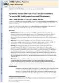 Cover page: Systematic review: The role of race and socioeconomic factors on IBD healthcare delivery and effectiveness