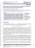 Cover page: Semi-parametric estimation of the autoregressive parameter in non-Gaussian Ornstein–Uhlenbeck processes