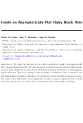 Cover page: Inside an asymptotically flat hairy black hole