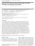 Cover page: Incidence of West Nile virus infection in the Dallas-Fort Worth metropolitan area during the 2012 epidemic.