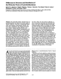 Cover page: Differences in structure and distribution of the molecular forms of acetylcholinesterase.