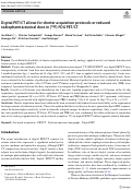 Cover page: Digital PET/CT allows for shorter acquisition protocols or reduced radiopharmaceutical dose in [18F]-FDG PET/CT.