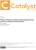 Cover page: Climate-Responsive Equity: Addressing Racial Disparities in Healthcare Amidst Crises