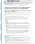 Cover page: Treatment cascade for hepatitis C virus in young adult people who inject drugs in San Francisco: Low number treated.