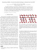 Cover page: Surprising stability of neutral interstitial hydrogen in diamond and cubic BN