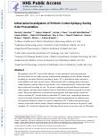 Cover page: Intracranial investigation of piriform cortex epilepsy during odor presentation