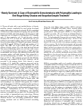 Cover page: “Barely Survived: A Case of Eosinophilic Granulomatosis with Polyangiitis Leading to End Stage Kidney Disease and Sequellae Despite Treatment”