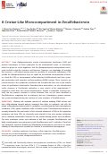 Cover page: A Cristae-Like Microcompartment in Desulfobacterota