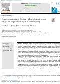 Cover page: Censored patients in Kaplan–Meier plots of cancer drugs: An empirical analysis of data sharing