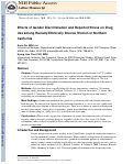 Cover page: Effects of Gender Discrimination and Reported Stress on Drug Use among Racially/Ethnically Diverse Women in Northern California