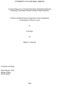 Cover page: Are You Going to be a Teacher? Racialized and Gendered Patterns in Earning a Teaching Credential Among College Graduates