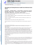 Cover page: Developing and Testing Electronic Health Record-Derived Caries Indices