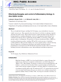 Cover page: Mind–body therapies and control of inflammatory biology: A descriptive review