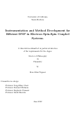 Cover page: Instrumentation and Method Development for Efficient DNP in Electron Spin-Spin Coupled Systems