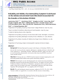 Cover page: Reliability and validity of an internalizing symptom scale based on the adolescent and adult Semi-Structured Assessment for the Genetics of Alcoholism (SSAGA).